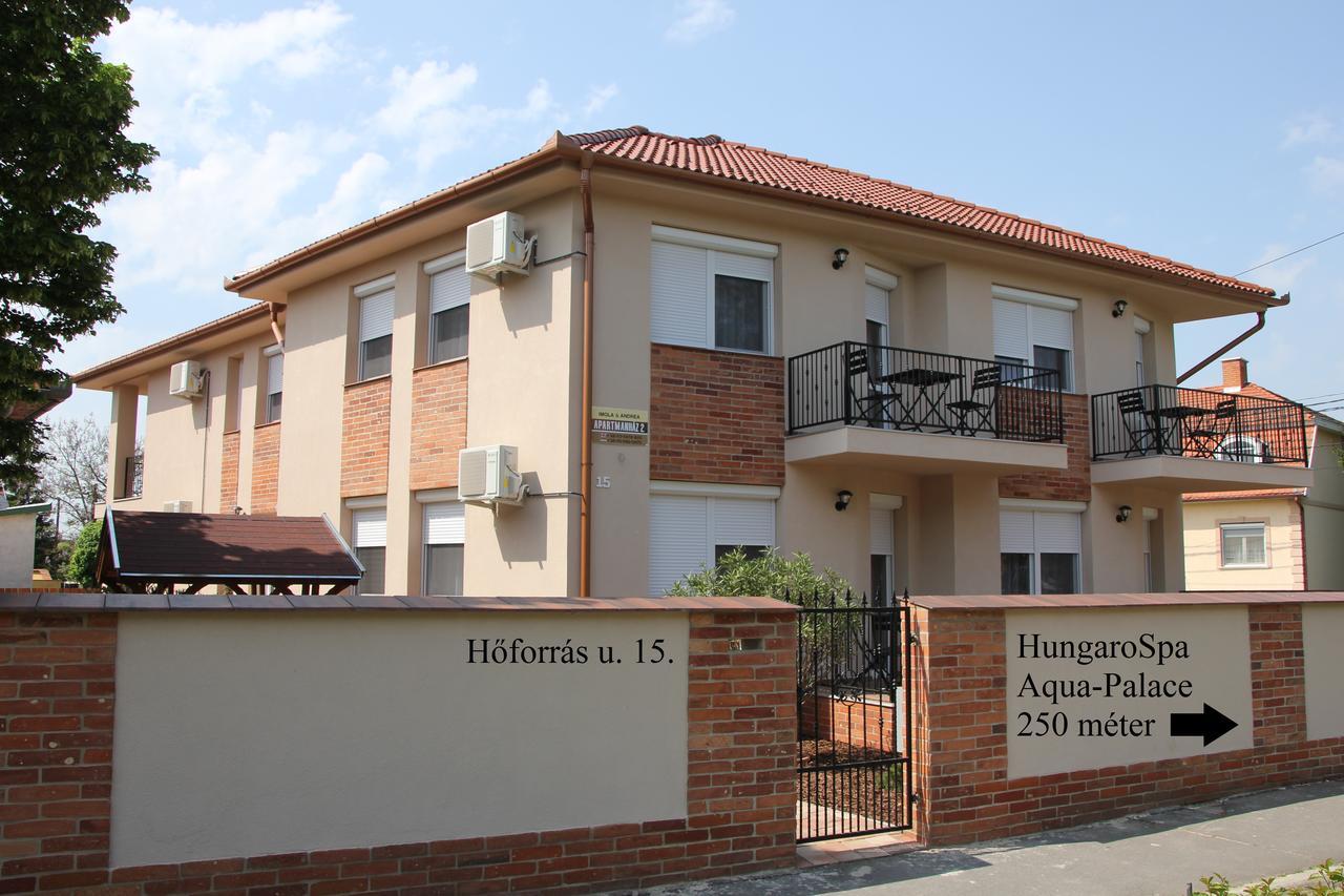 Imola Es Andrea Apartmanhaz 2 Hajdúszoboszló Екстериор снимка